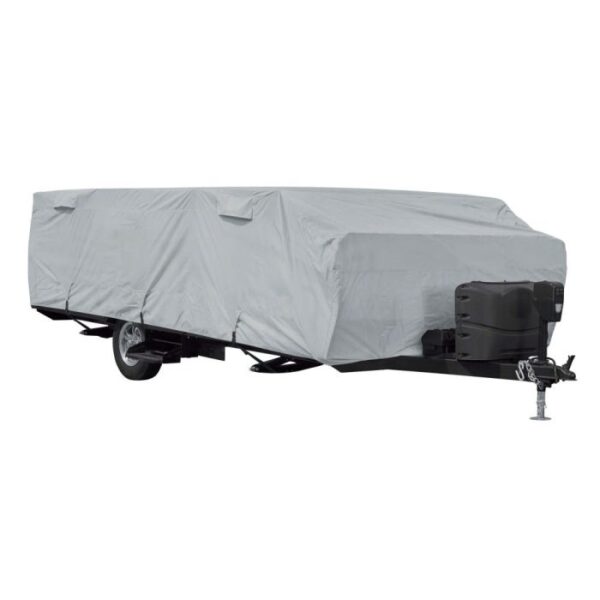 Classic Accessories Pop Up Camper Cover, 18-20 Feet, Gray