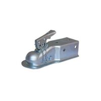 Husky Towing Trailer Coupler, Straight Tongue, 6000 lbs, 3 inch