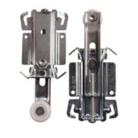 JR Products Sliding Door Hangers, RV Closet Doors, Silver, Set of 2