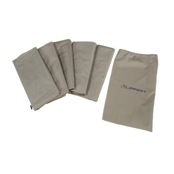 Lippert Picnic Popup Canopy Side Panel, Tan, 93 x 74 Inches