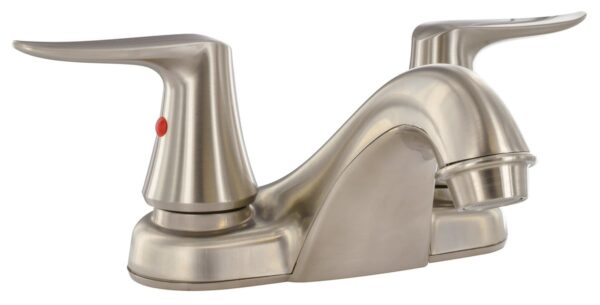 Phoenix Products 4 Inch Lavatory Faucet, Brushed Nickel, Silver