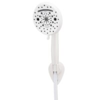 Oxygenics ETL Hand-Held Shower Head, 5-Inch, 10-Spray Settings, White