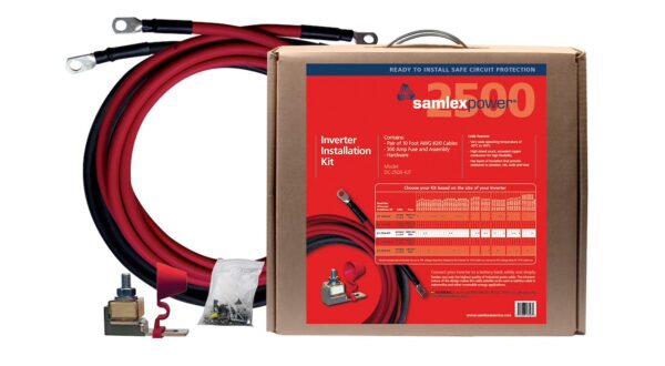 Samlex America Inverter Installation Kit for 1700-2500W 12V and 3400-5000W 24V
