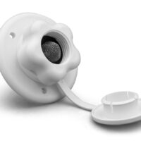 B&B Molders Fresh Water Inlet Polar White