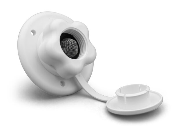 B&B Molders Fresh Water Inlet Polar White