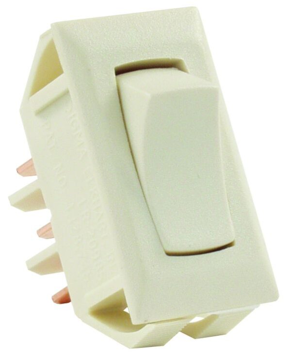 JR Products Constant Switch, On-On, 16 Amp, Ivory