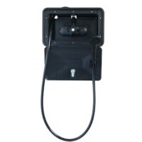 Empire Exterior Shower Kit, Hand-Held Head, Black, 13-11/16" x 8-5/8", with 4.9-ft Hose