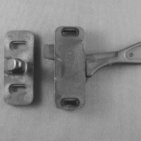 Strybuc Screen Door Latch, Left-Hand, Philips, Black