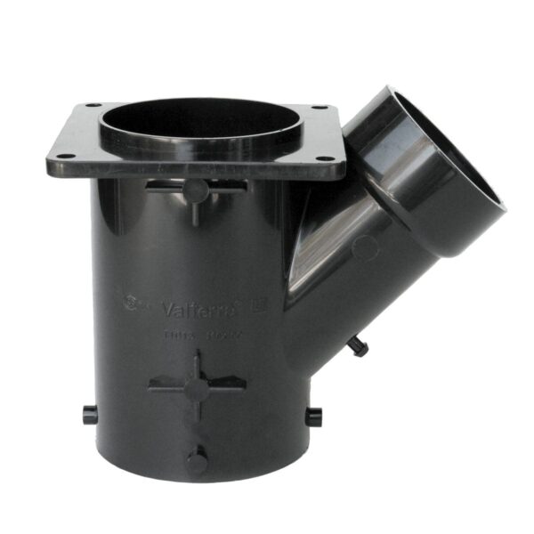 Valterra Sewer Hub Fitting 3 x 2 Inch Stationary, Black