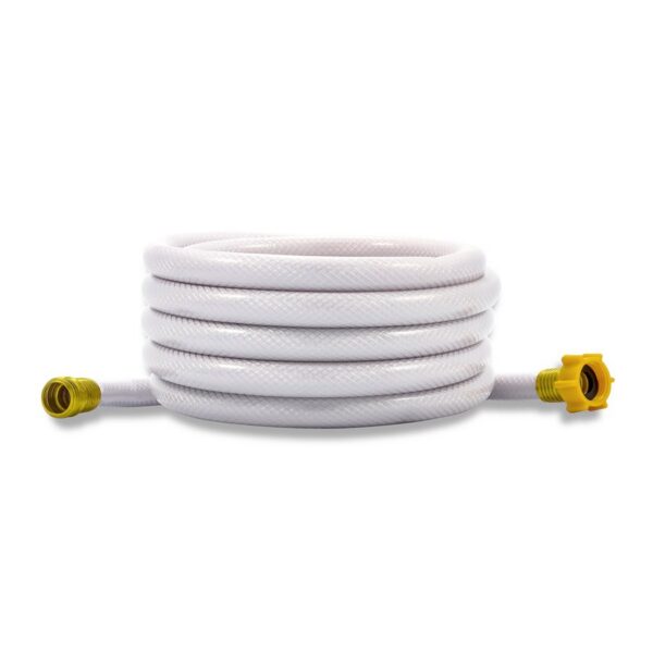 Camco Fresh Water Hose, White, 25 Feet, 5/8 Inch ID, NSF Certified