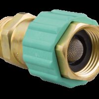 JR Products Fresh Water Pressure Regulator, 0-55 PSI, Brass