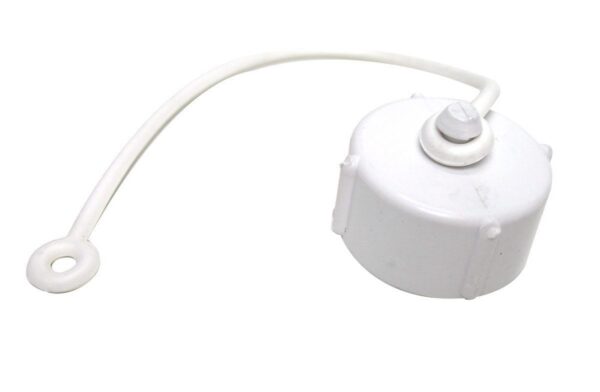 Valterra Sewer Cap, White, 3/4-inch Garden Hose