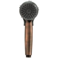 Dura Faucet 3 Inch Hand-Held Shower Head, Oil Rubbed Bronze Brown
