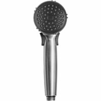 Dura Faucet 3 Inch Hand-Held Shower Head, Brushed Satin Silver