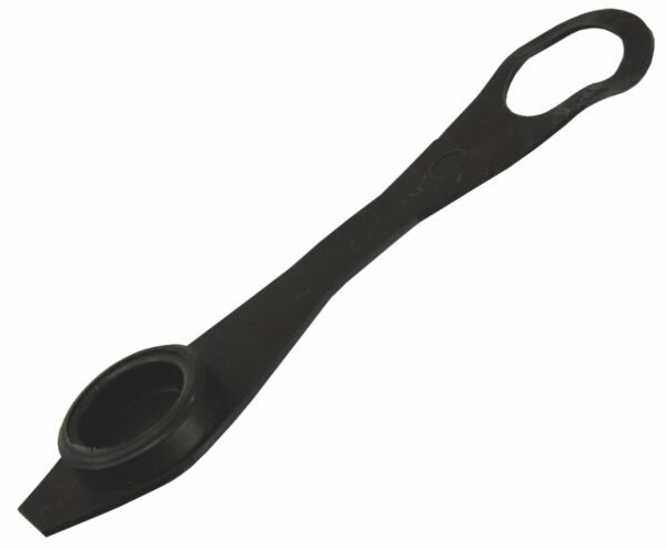 JR Products Fresh Water Inlet Cap, Black Rubber with Dust Cover