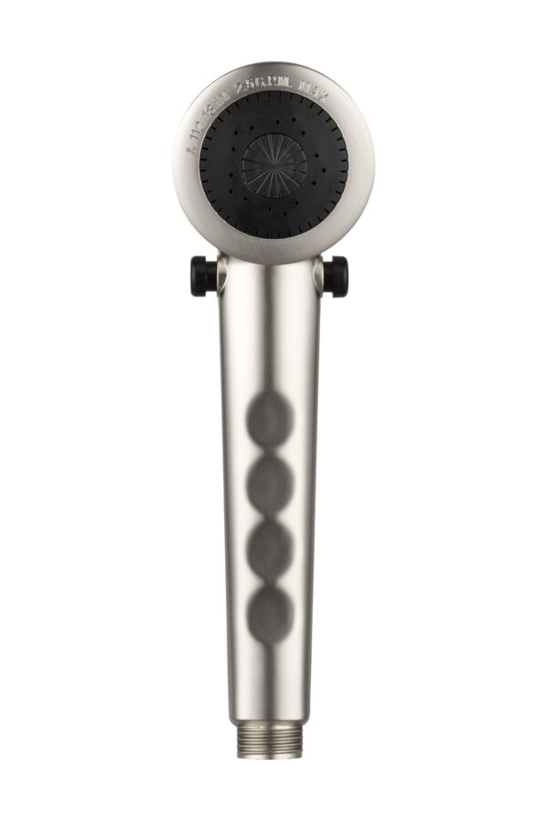 Dura Faucet Handheld Shower Head with Brushed Satin Finish, Silver