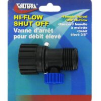 Valterra Hi-Flow Fresh Water Connector, 3/4 Inch with Shut-Off Valve