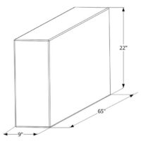 Icon 51-Gallon Fresh Water Tank, Rectangular