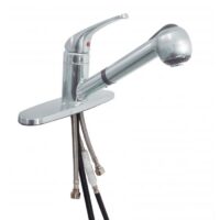 Empire Kitchen Faucet with Pull-Out Spray, 60 inch Hose, Chrome