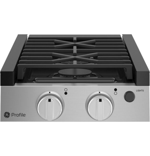 GE 12 Inch Drop-In Propane Cooktop, 2 Burner, 6500 BTU
