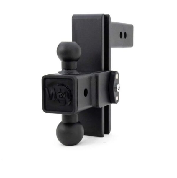 Weigh Safe Steel 180 PRO Ball Mount, 2.5 Inch Receiver, 8 Inch Drop, Dual Tow Ball