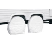 Classic Accessories Single Tire Cover, Snow White, 27–30 Inch