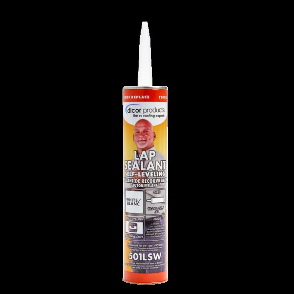Dicor HAPS-Free Lap Sealant, White, 10 oz, Case of 25