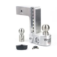 Weigh Safe Drop Hitch with Built-In Tongue Weight Scale, 3" Receiver, 8" Drop