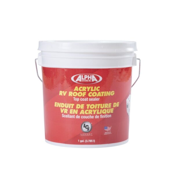 Lippert RV Roof Coating, White, 1 Gallon