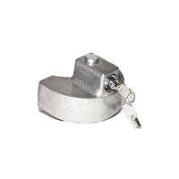 Blaylock EZ Push Button Coupler Lock, 1-7/8 to 2-Inch Ball Couplers, Silver