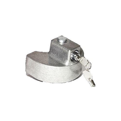 Blaylock EZ Push Button Coupler Lock, 2-Inch Ball Couplers, Silver