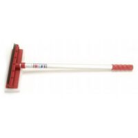 Adjust-A-Brush Squeegee, 10 by 3.75 Inch Rectangular, Red/White Blade