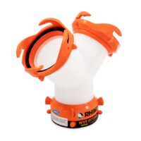 Camco RhinoFLEX Sewer Wye Adapter, Orange