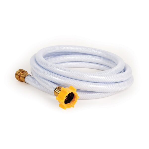 Camco Fresh Water Hose 10 ft, 1/2 Inch, 100 PSI, White
