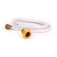 Camco Fresh Water Hose 4 ft, 1/2 Inch, 100 PSI, White