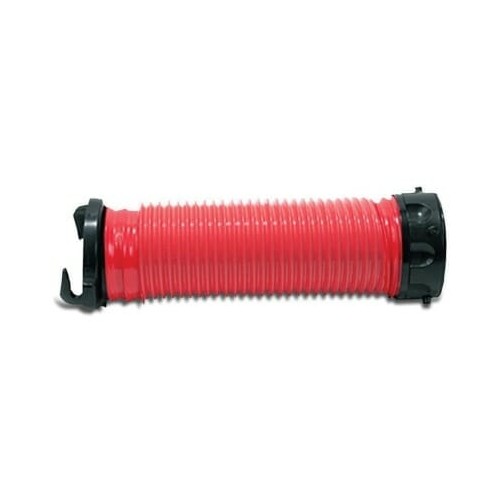 Valterra Sewer Hose, 5 ft, 3 in Diameter, Red, Bayonet Fittings