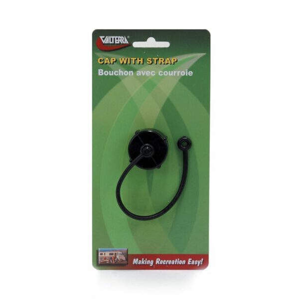Valterra 3/4-inch Sewer Cap, Black