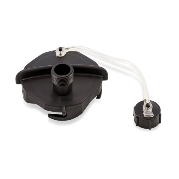 Camco 3-inch Sewer Cap, Bayonet, Black