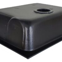 Icon 8-Gallon Waste Holding Tank, ABS Plastic, Bottom Drain, Black