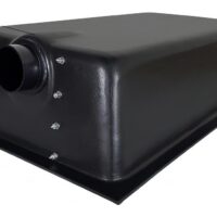 Icon 17-Gallon Waste Holding Tank, ABS Plastic, Centre Drain, Black