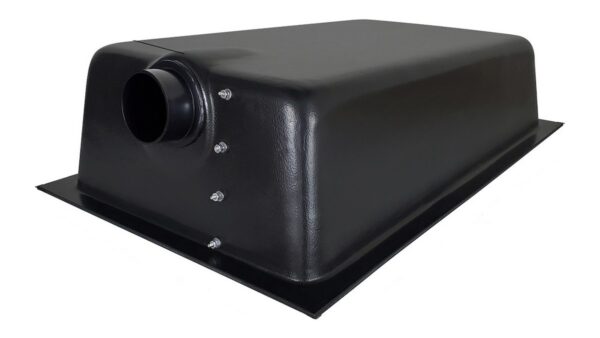 Icon 17-Gallon Waste Holding Tank, ABS Plastic, Centre Drain, Black