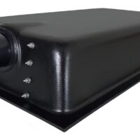 Icon 10-Gallon Waste Holding Tank, ABS Plastic, Centre Drain, Black