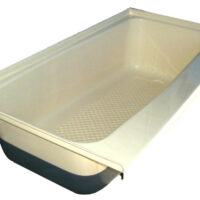 Icon Rectangular RV Bathtub, 46x24 Inch, Colonial White
