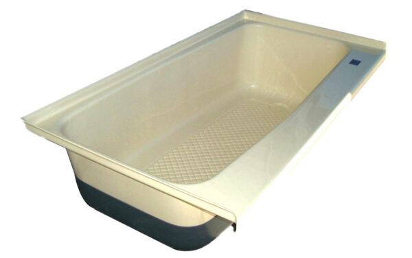 Icon Rectangular RV Bathtub, 46x24 Inch, Colonial White