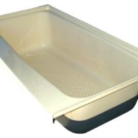 Icon Rectangular RV Bathtub, 46x24 Inch, Colonial White