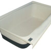 Icon Rectangular RV Bathtub, 42x24 Inch, Polar White