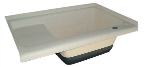 Icon Sit-In Bathtub, 36x24 Inches, Right-Hand Drain, Polar White