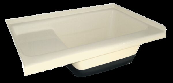 Icon Sit-In Bathtub, 36x24 Inches, Right-Hand Drain, Colonial White