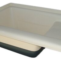 Icon Sit-In Bathtub, 36x24 Inches, Left-Hand Drain, Polar White