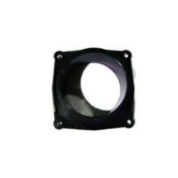LaSalle Bristol 3 Inch Hub Fitting, Black with Flange